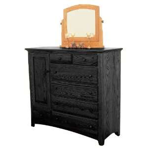  Amish USA Made Shaker Bedroom Large Chest Beveled Mirror 
