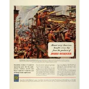   Worker Ammunitions Rifle WWII   Original Print Ad