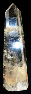 SUPER CLEAR NATURAL CRYSTAL POINT/W RED MINERAL CP 76  