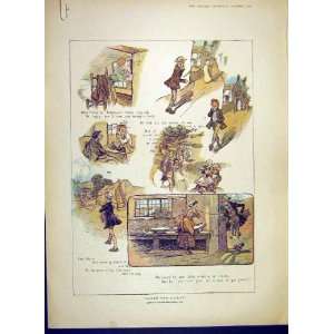  Harry Tailor Shepperson Sketches Story Tale Print 1902 