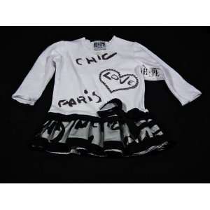  Hope Jeans Chic Paris Love Tutu Dress (Size 4t 