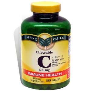   Chewable C Vitamin Orange Juice flavor Dietary