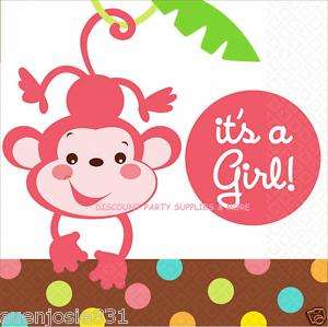 Fisher Price Baby Shower Its a Girl Beverage Napkins  