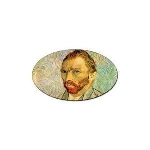 Self Portrait 2 By Vincent Van Gogh Oval Sticker 