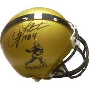  Doug Flutie Autographed Mini Helmet   Replica Sports 