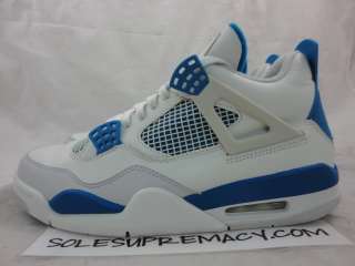 Nike Air Jordan IV 4 Retro i iii vi xi MILITARY BLUE 9  