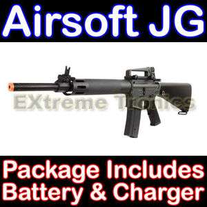 NEWEST Enhanced JG UFC M16 Sniper RIS AEG Airsoft Auto Electric Rifle 