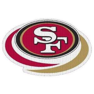   Francisco 49ers 8 inch Unobstructed View Car Window Film Automotive