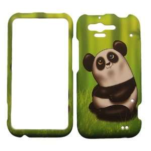 HTC RHYME ANIMATED PANDA RUBBERIZED COVER HARD PROTECTOR CASE SNAP ON 