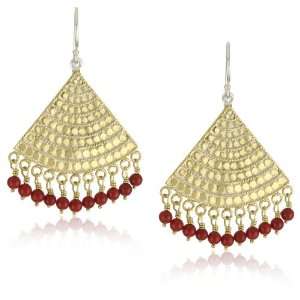  Anna Beck Designs Lombok Coral Fan Earrings: Jewelry