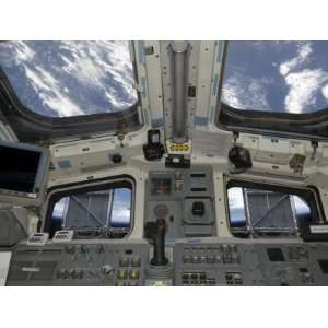  View from Inside the Flight Deck of Space Shuttle Atlantis 