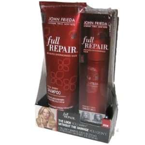 John Frieda Full Repair Full Body Shampoo 8.45 oz + Perfect Ends Sheer 