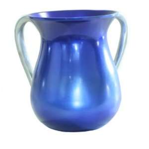  Anodize Aluminum Netilat Yadaim Wash Cup   Blue 