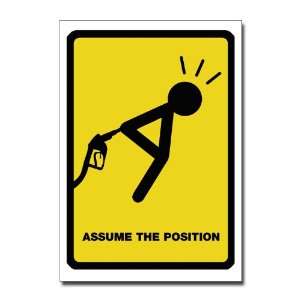  Assume Position   Humorous TalkBubbles Birthday Greeting 