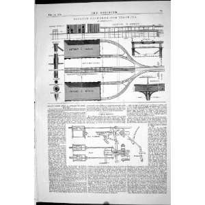  1870 BECKTON GASWORKS VIADUCTS COTTON PRESSES DIAGRAMS 