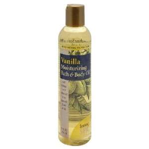   Moisturizing Bath and Body Oil, Vanilla, 8 Ounces (Pack of 3): Beauty