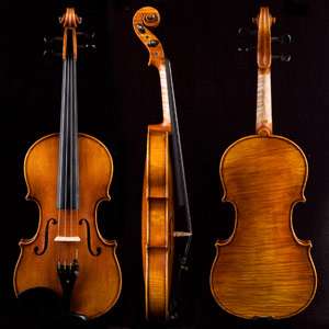 Good Sound 4/4 Full Size Stradivari Copy Violin Fiddle  