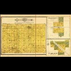   Standard Atlas of McLean County Illinois   IL Plat Book Maps on CD