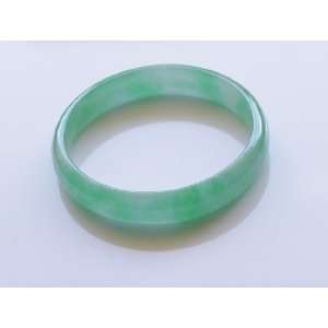   Color Icy Green Burmese Jadeite Old Jade Bangle 58mm: Everything Else