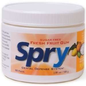  Xlear Spry 100ct Fresh Fruit Xylitol Chewing Gum Health 