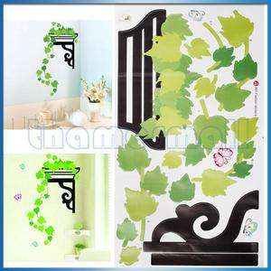 Removable Vine Plant Wall Art Decal Wall Sticker Home Kitchen 