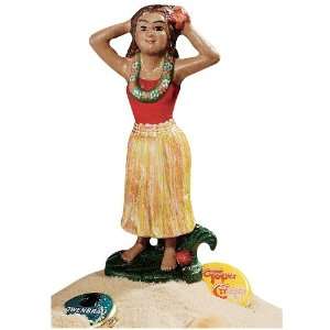  Antique Replica Hawaii Tropical Girl Dancer Sculpture Beer 