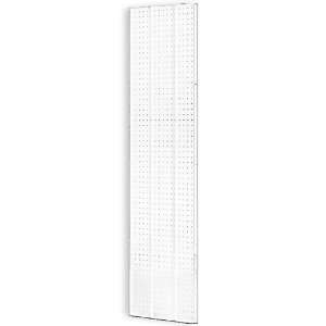   Inch H White Pegboard Wall Panel, 2 Piece Set, White
