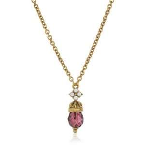  The Vatican Library Collection Amethyst Hued Faceted Drop 