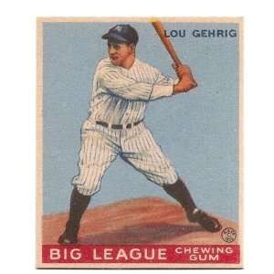  Lou Gehrig 1933 Goudey 1978 Dover Reprint: Everything Else