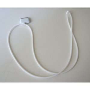 White Silicone Neck Strap Band Lanyard for Iphone 4 4s 3 3gs Ipod Nano 