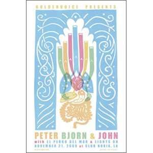  Peter Bjorn And John   Posters   Limited Concert Promo 