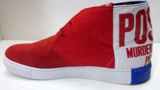 Alife Mens Chuck High Naval Posted Red Sneaker  