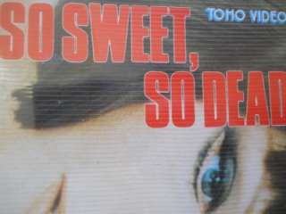 SO SWEET, SO DEAD ~ SADISTIC GIALLO ~ SLASHER ~ JAPAN PRISTINE PRINT 