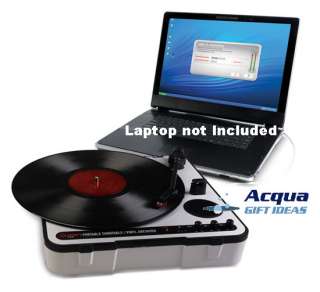 New ION USB Portable Turntable Convert Vinyl Records to CD 