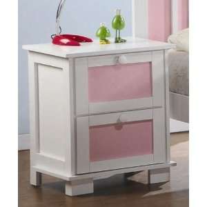  Coaster Apolonia 2 Drawer Night Stand in White Finish 