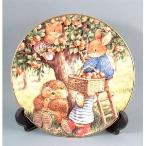   Country Companions collector plate   Apple Picking