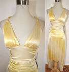 nick verreos $ 120 yellow party evening dress l nwt $ 25 46 15 % off $ 