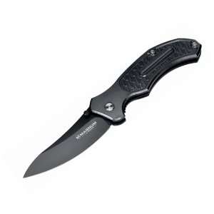  Boker Persian Black Stainless Steel Blade Liner Lock Blade 