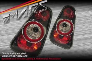 Black Altezza Tail lights for MINI Cooper 01 08  
