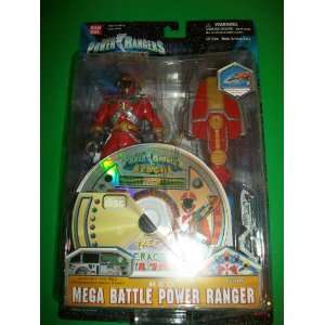 Power Rangers Lightspeed Rescue Red Mega Battle Power Ranger Action 