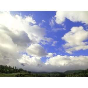 Clouds & Mist Swirling Around Sneffels Range, Colorado Photographic 