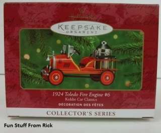 Hallmark Kiddie Car Classics: 1924 Toledo Fire Engine (2000)  