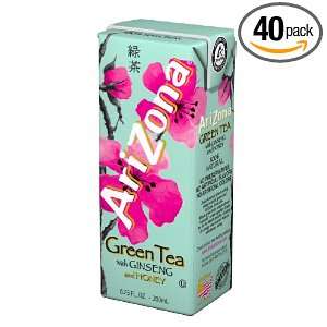 Arizona Green Tea, 6.75 Ounce (Pack of 40):  Grocery 