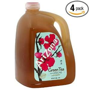 Arizona Green Tea, 128 Ounces (Pack Of 4):  Grocery 