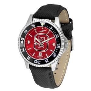  NCSU NC State Wolfpack Mens Leather Wristwatch Sports 
