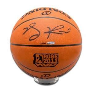 DERRICK ROSE Signed 2011 NBA MVP Basketball UDA LE 101   Autographed 