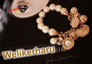 Fashion Style varied Charm Pear Bead Bracelet Jewelry  