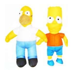  Simpsons 8 inch Celebrity Beanbag Plush (Bart or Homer 