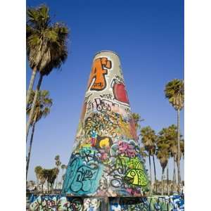  Art Walls, Legal Graffiti, on Venice Beach, Los Angeles 