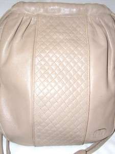 VALENTINO GARAVANI LES SACS LIGHT TAUPE QUILTED LEATHER TOTE BAG MADE 